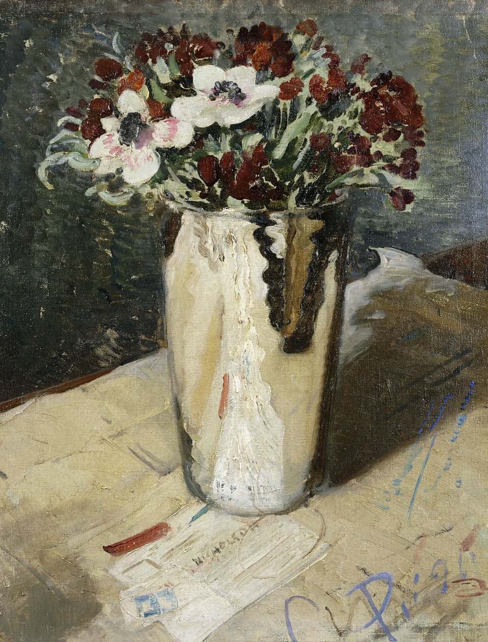 Väggblommor och anemoner av William Nicholson