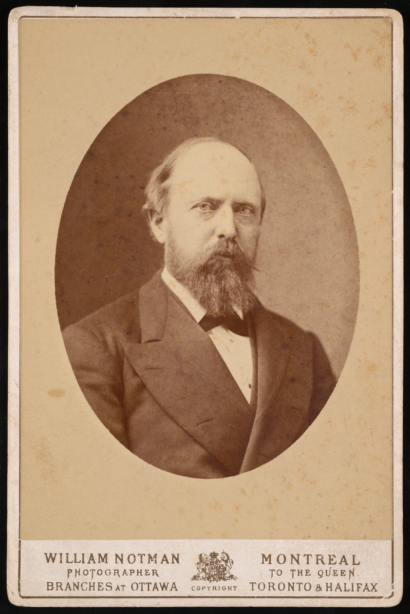 Porträtt av Othniel Charles Marsh 1831-1879, cirka 1875. av William Notman