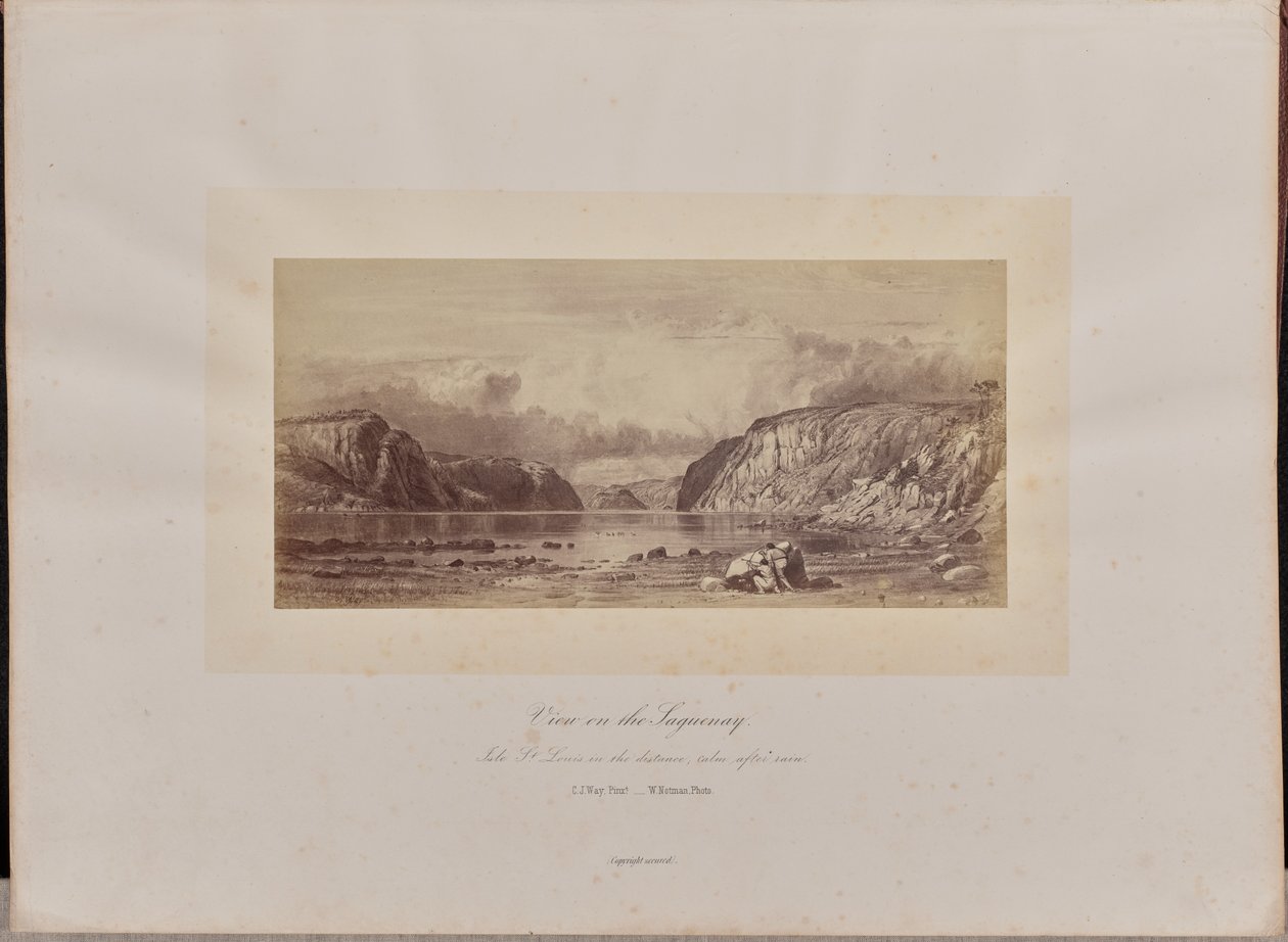 Utsikt över Saguenay av William Notman