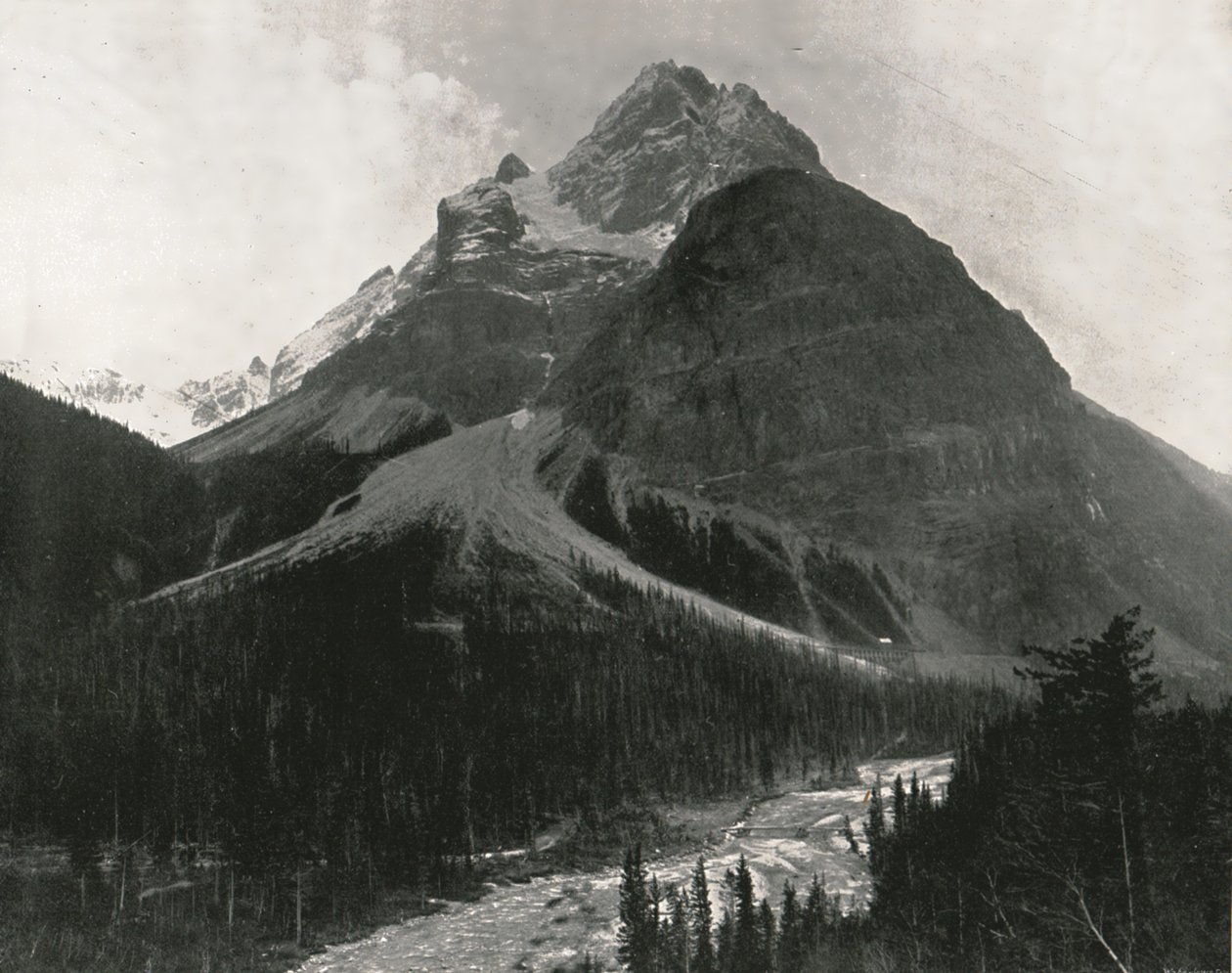 Klippiga bergen: Mount Stephen, Kanada, 1895. av William Notman and Son