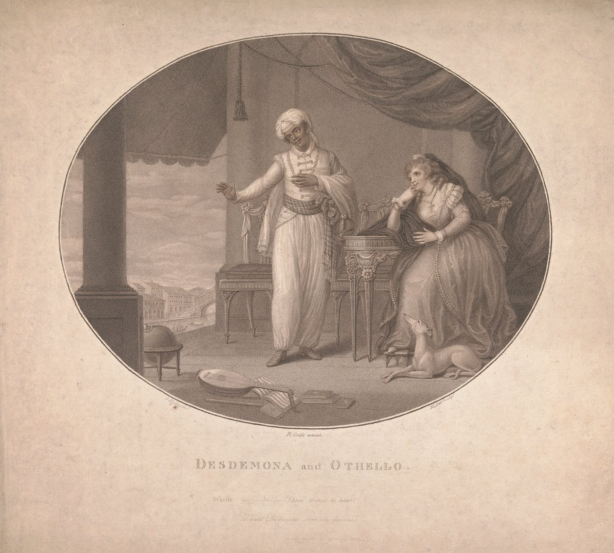 Desdemona och Othello av William Nutter