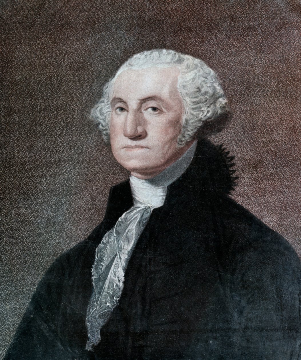 George Washington, USA:s första president, c1798 1912. av William Nutter