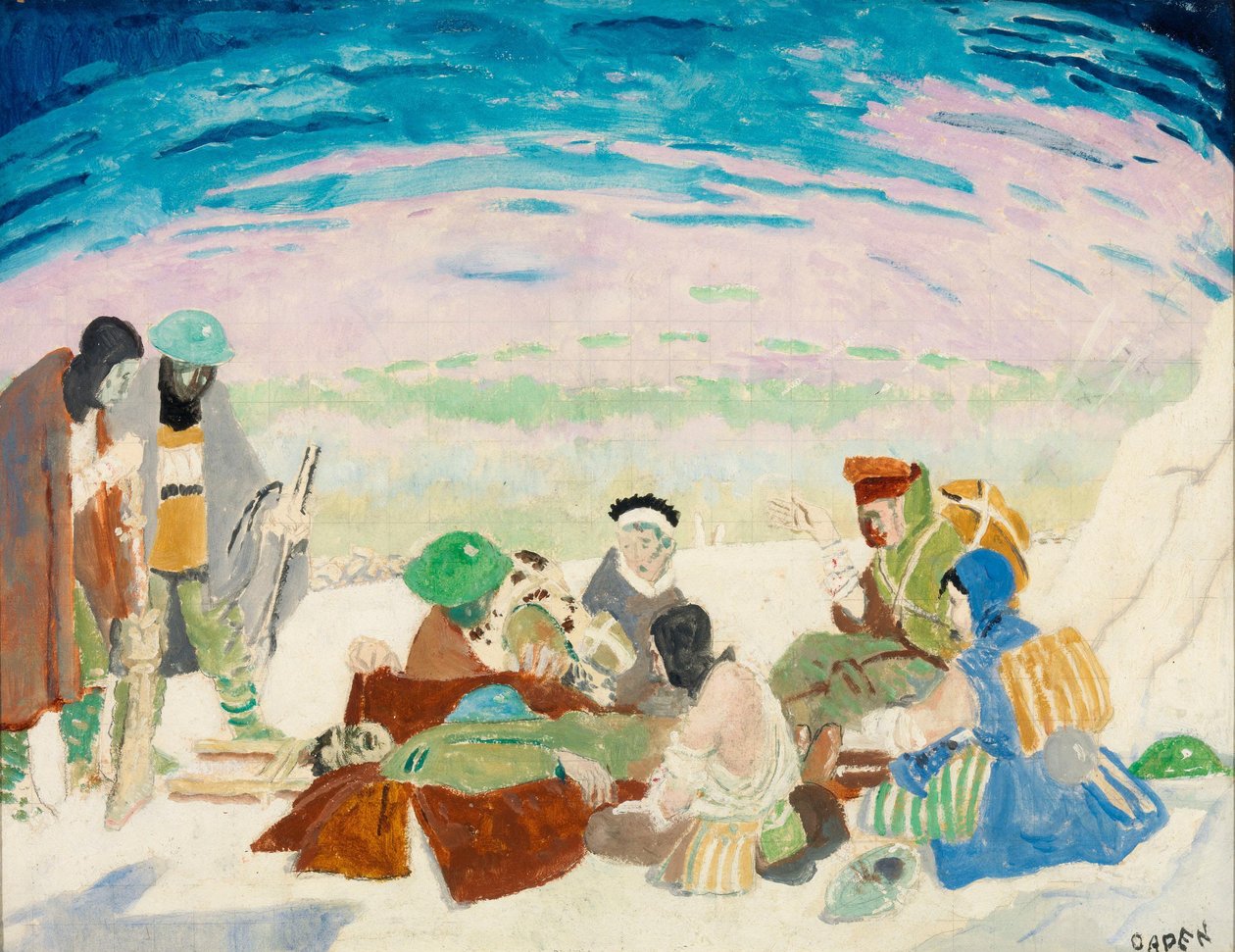 Död i snön av William Orpen