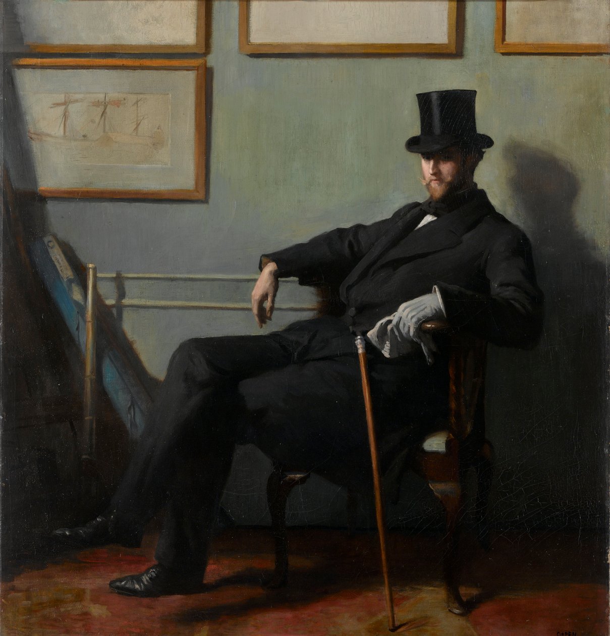 Herbert Barnard John Everett (1877-1949), ca 1900 (olja på duk) av William Orpen
