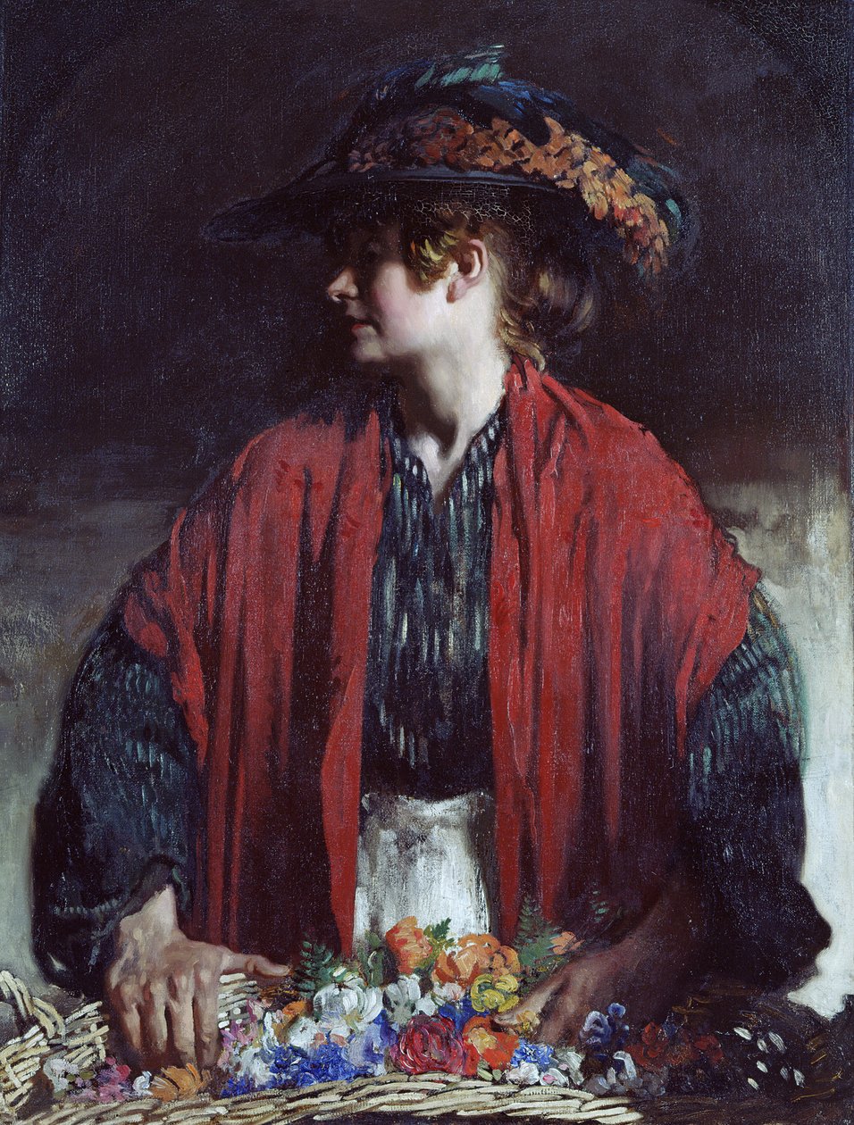 Lottie of Paradise Walk (olja på duk) av William Orpen