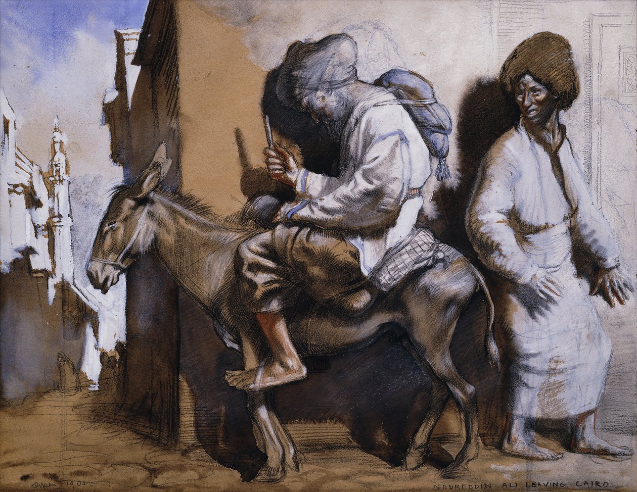 Noreddin Ali lämnar Kairo, av William Orpen