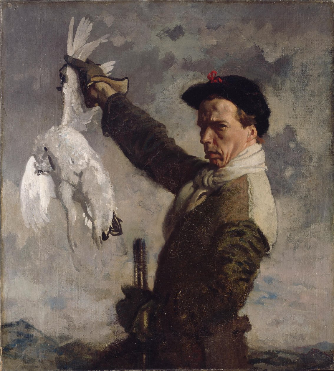 Den döda fjällripan (ett självporträtt) av William Orpen