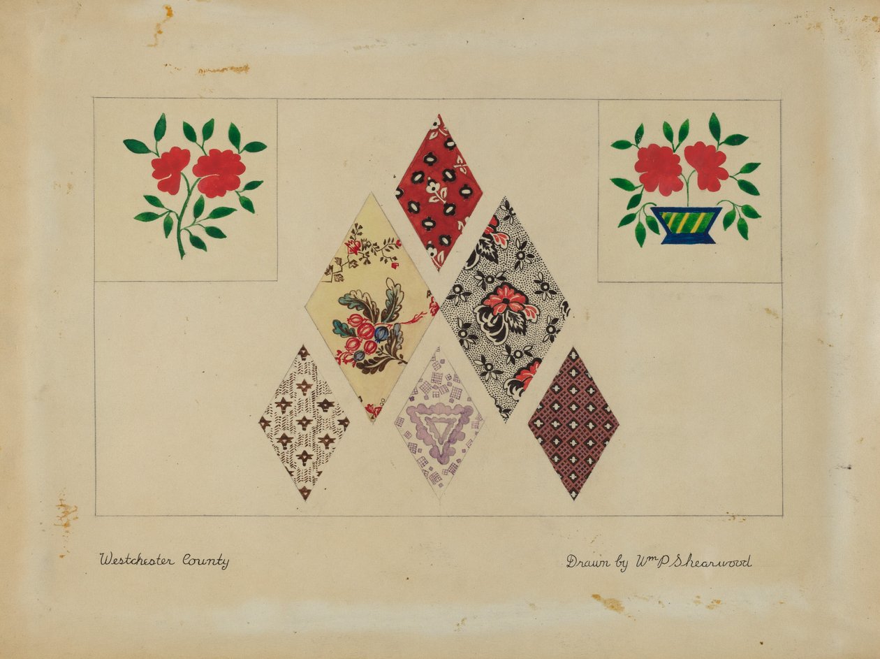 Tryckta Quiltmönster av William P. Shearwood