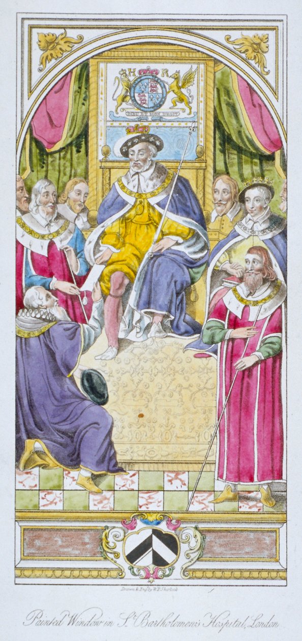 Målat fönster i St Bartholomew