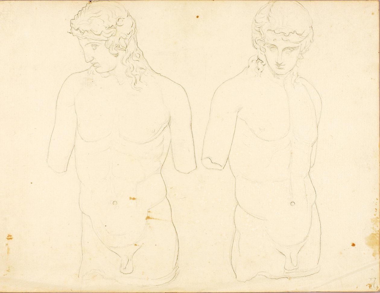 Eros (Vatikanen nr 250), två vyer av William Page