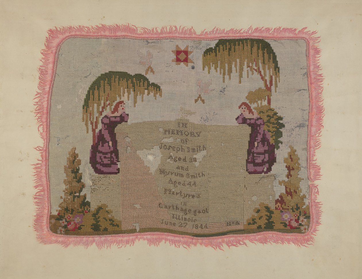 Sorgbroderi av William Parkinson