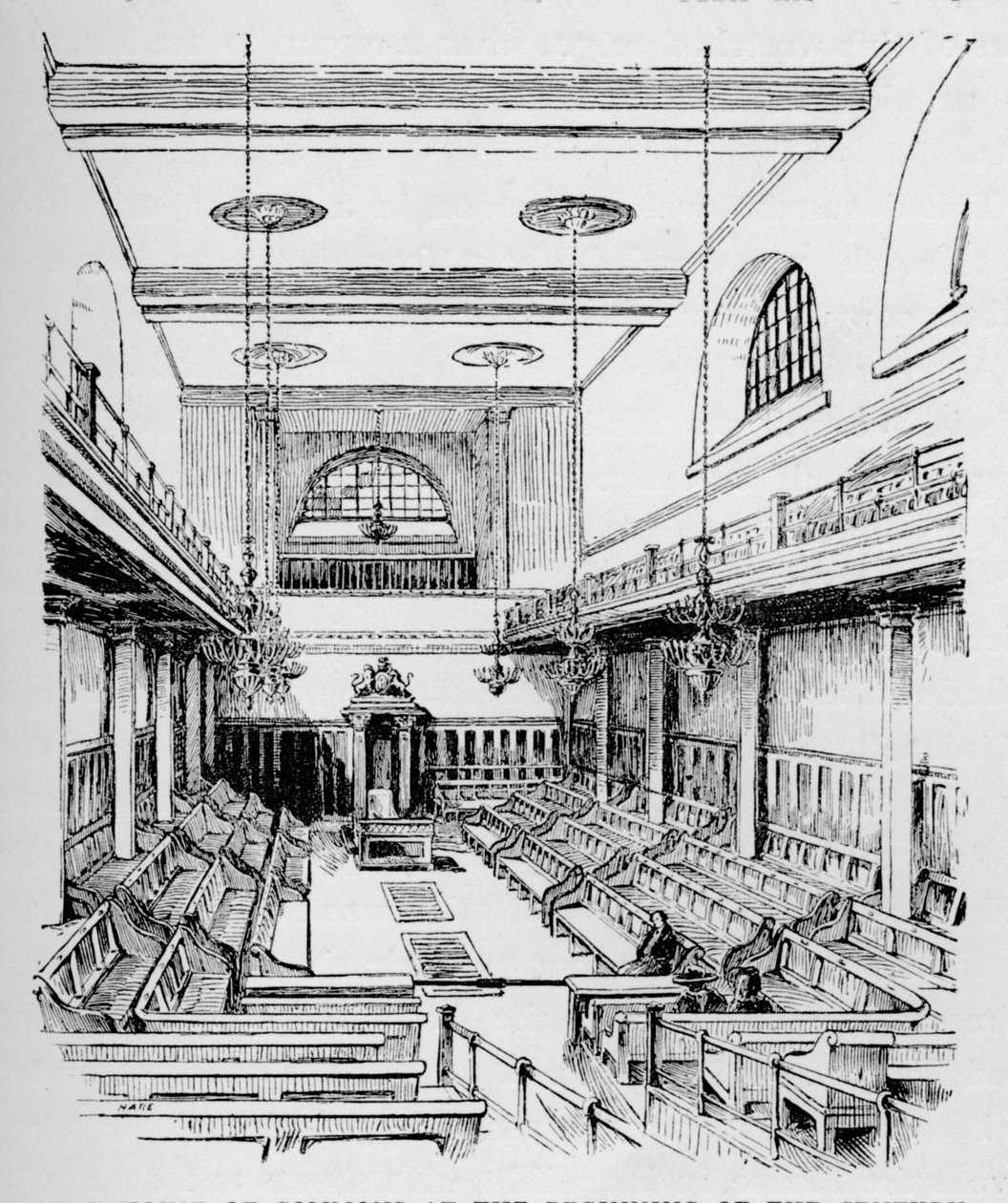 Underhuset i början av århundradet, c1897 av William Patten