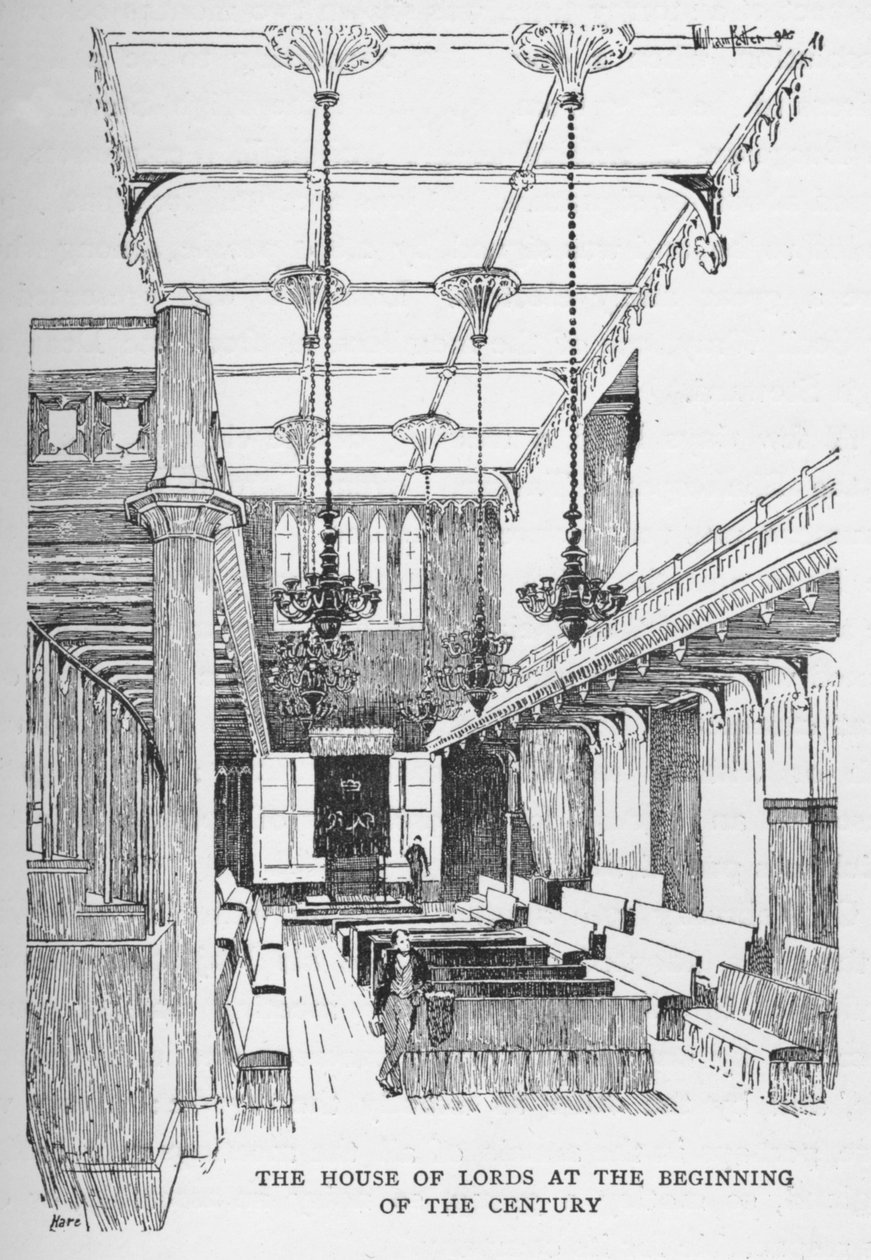 The House of Lords i början av århundradet, c1897 av William Patten