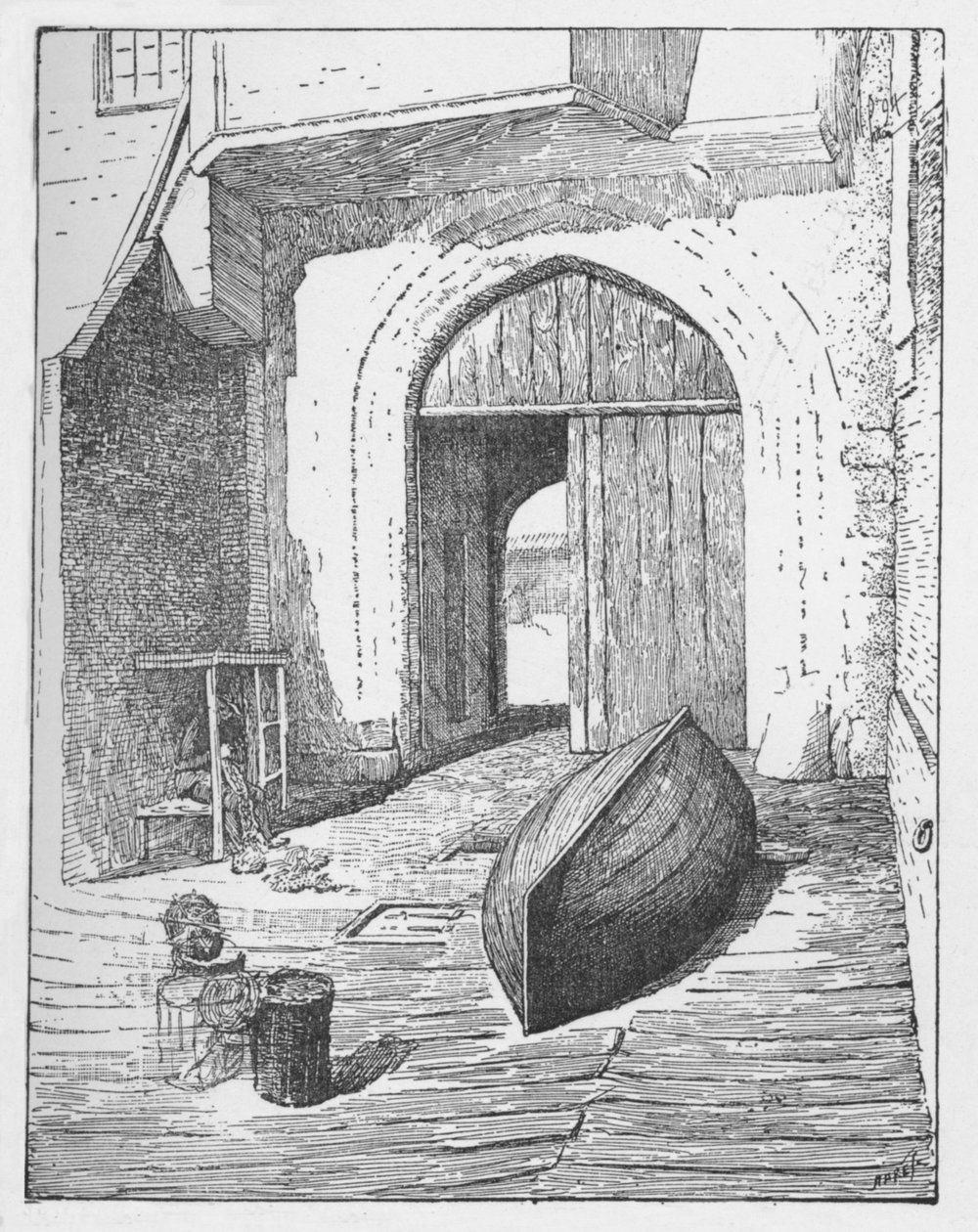 Vattenporten, New Palace Yard, c1897 av William Patten