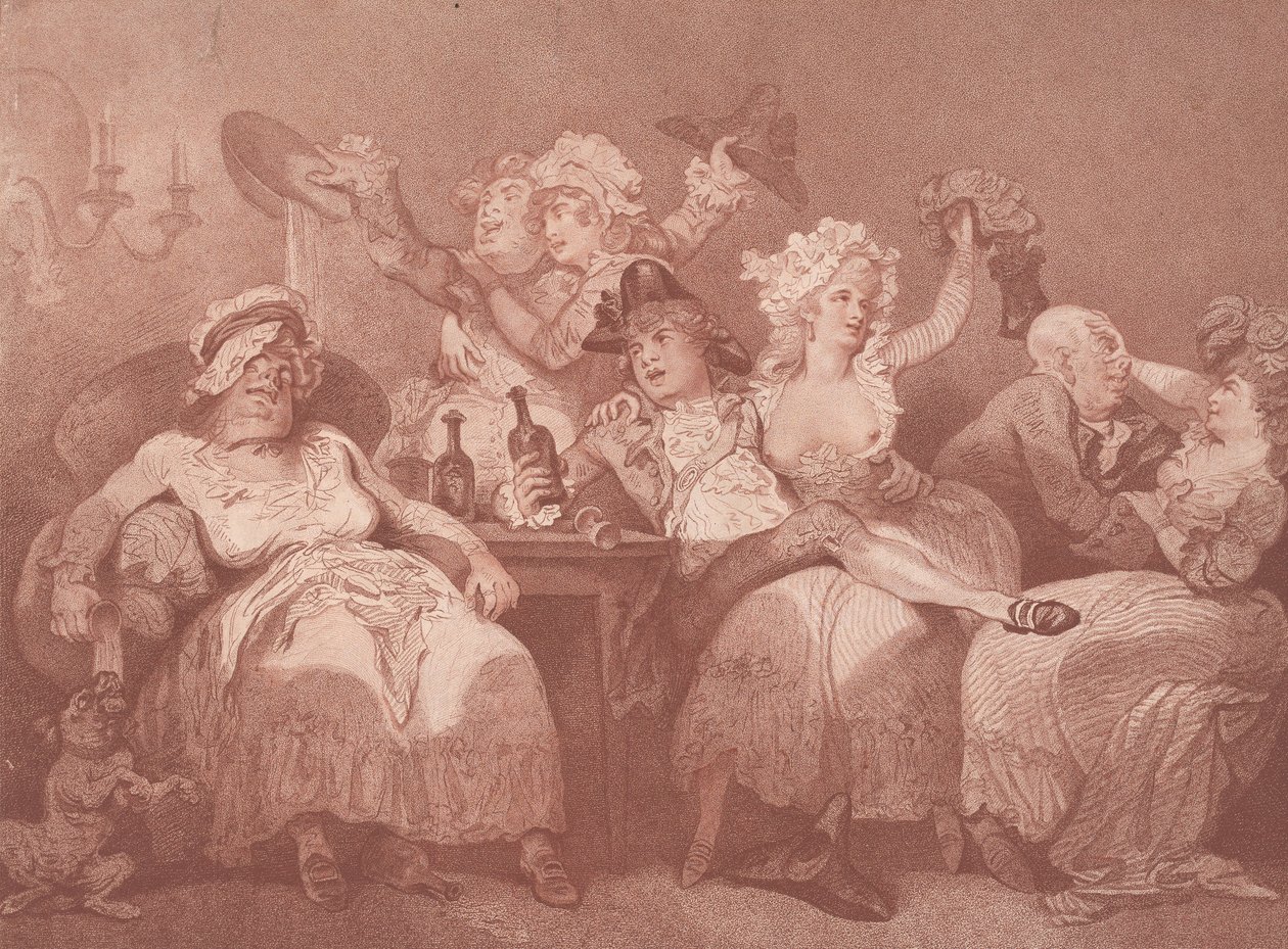 En skiss från naturen, 24 januari 1784. av William Paulet Carey