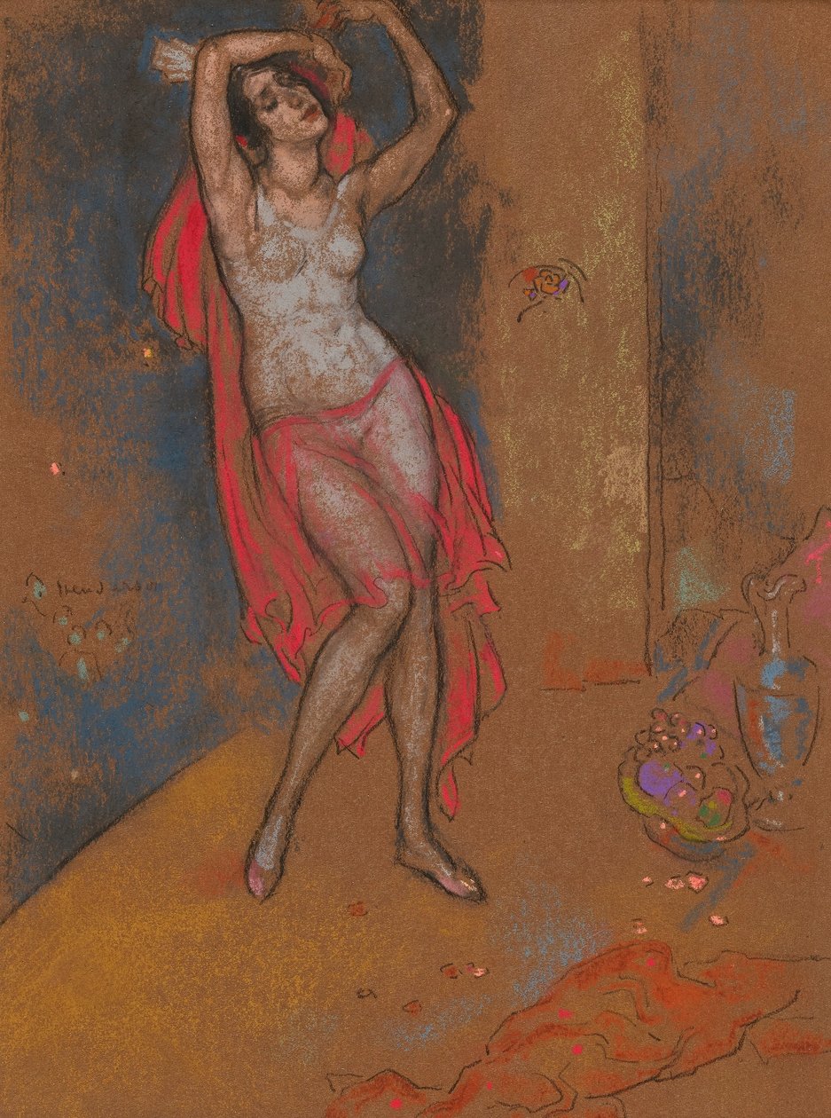 Anna Pavlova i orientalisk fantasi, Chicago, 1915-16 av William Penhallow Henderson