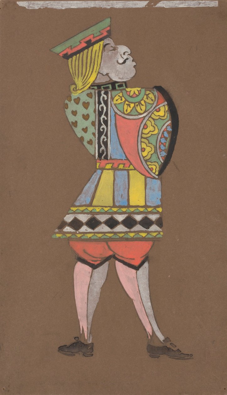 Hjärterknekt (kostymdesign för Alice i Underlandet) av William Penhallow Henderson
