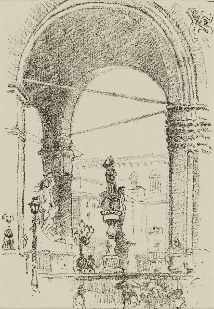 Loggia dei Lanzi av William Penhallow Henderson