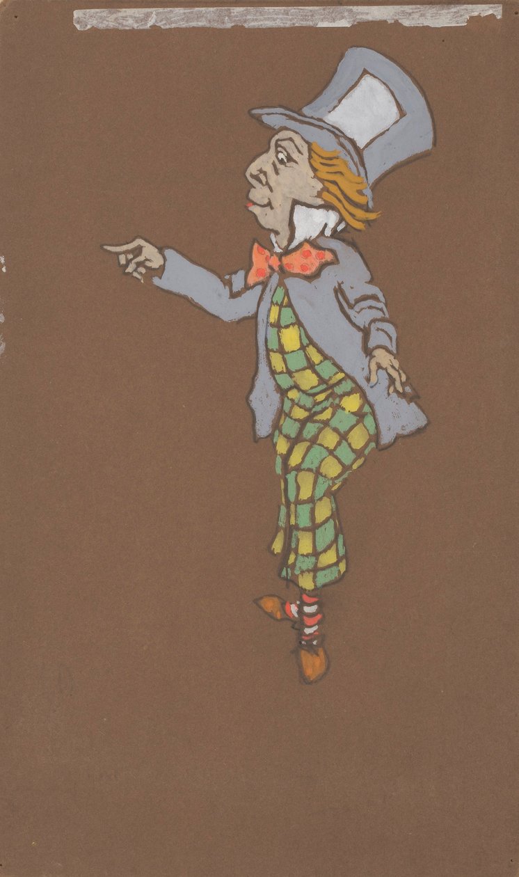 Mad Hatter (kostymdesign för Alice i Underlandet, 1915) av William Penhallow Henderson