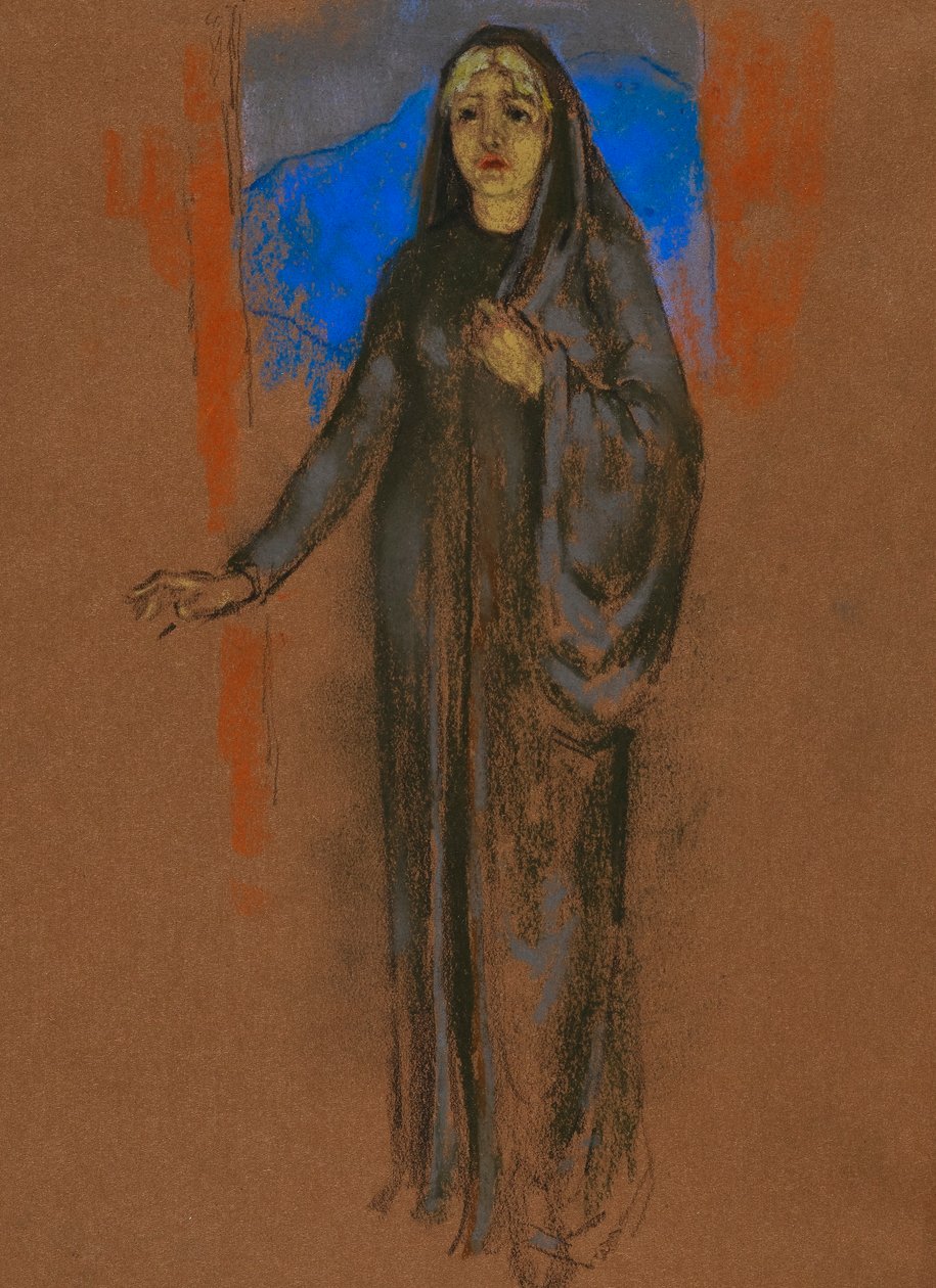 Sara Algood som Cathleen Ni Houlihan, Chicago, 1915 av William Penhallow Henderson