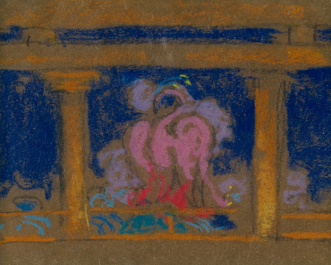 Studie till scen i Himlens dotter, Santa Fe, 1915 av William Penhallow Henderson