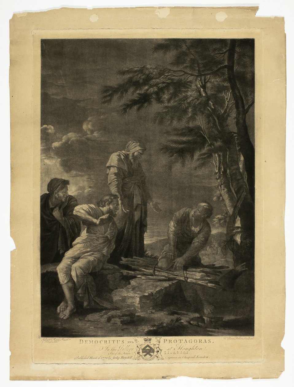 Demokrit och Protagoras av William Pether