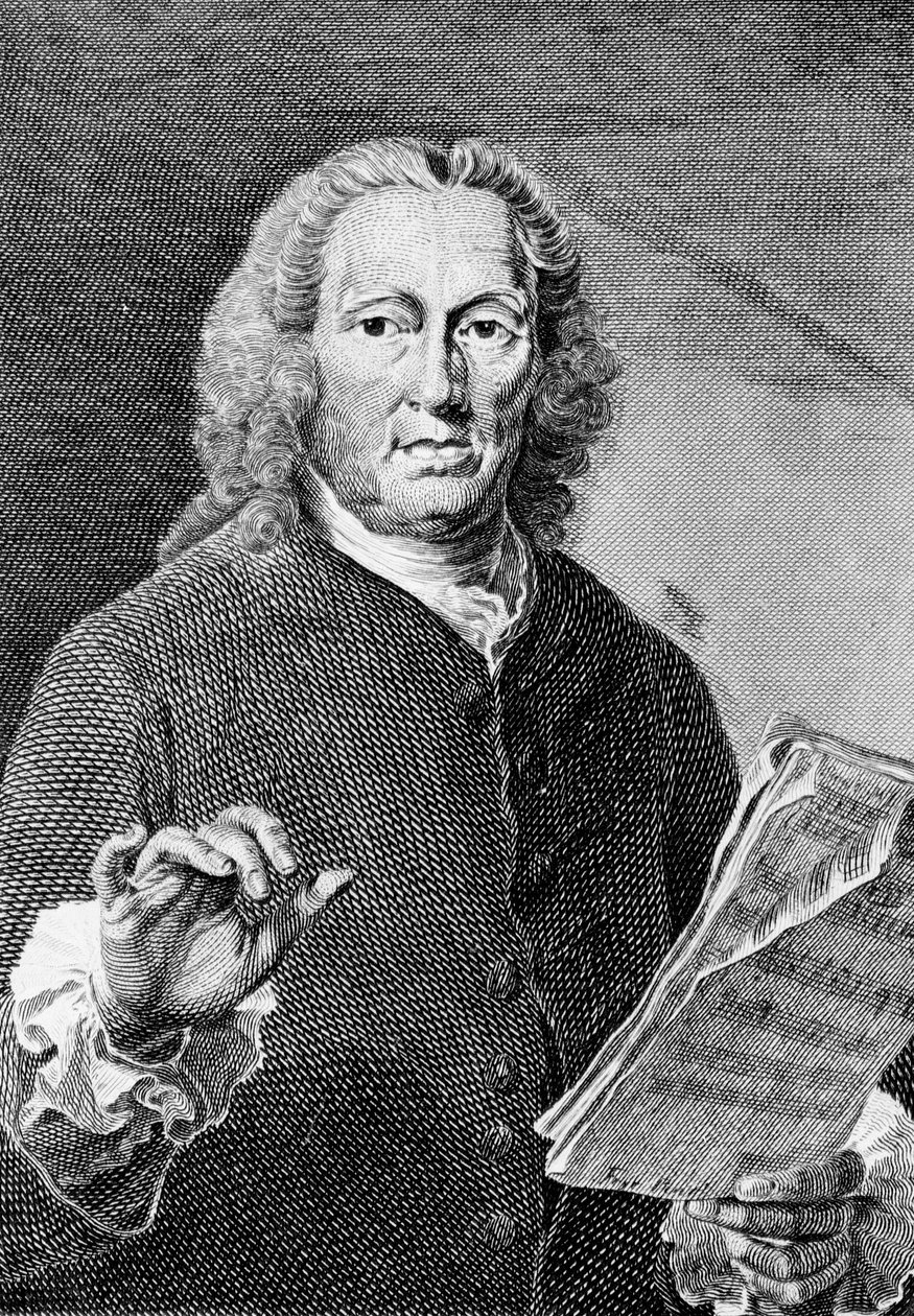 Richard Leveridge, ca 1760 (mezzotint) av William Pether