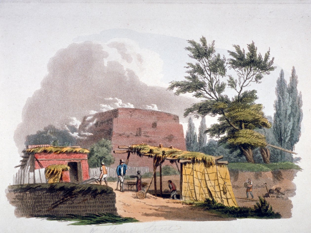 Tegelugn nära Sloane Street, Chelsea, London, 1812 av William Pickett