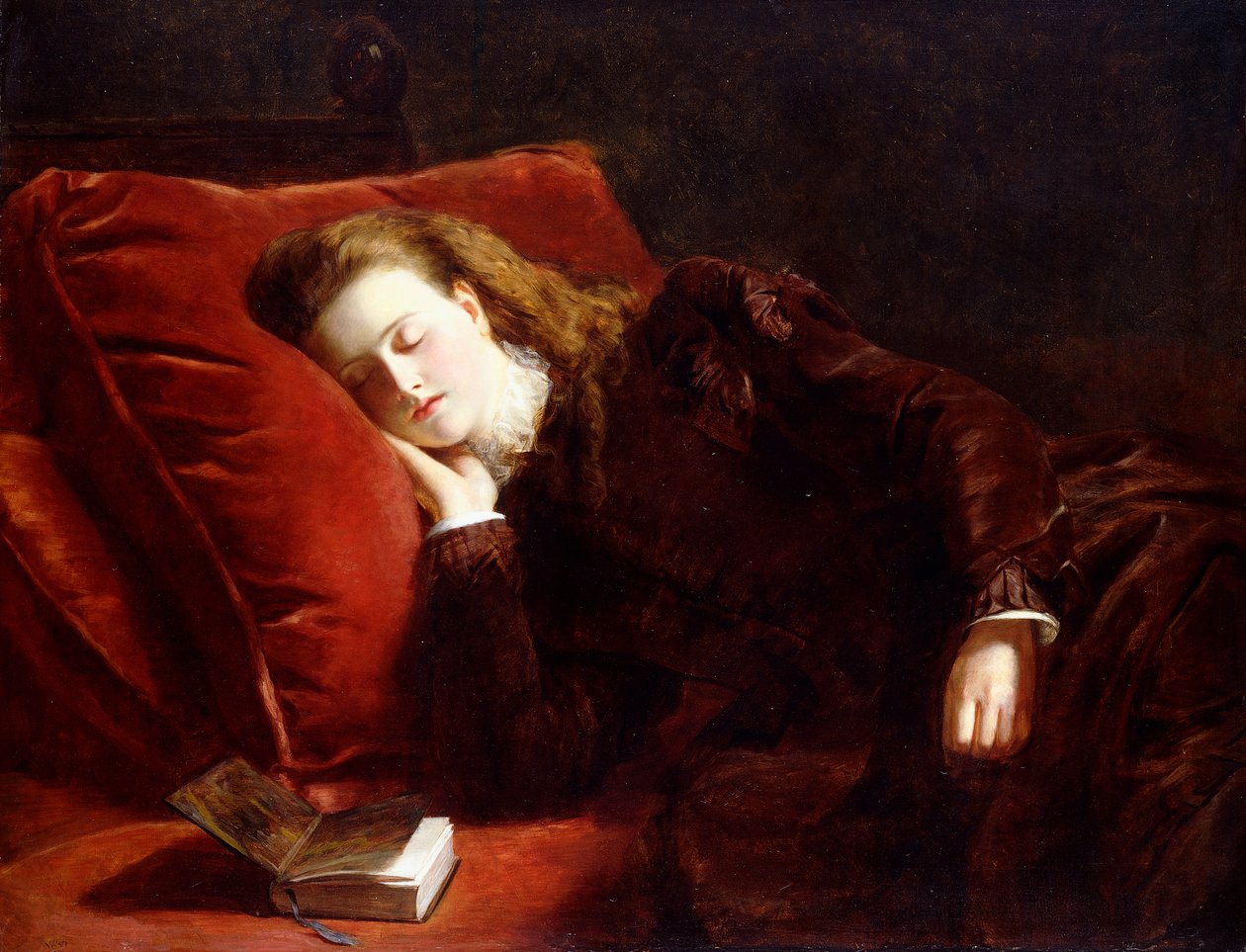 Sömn, 1873 av William Powell Frith