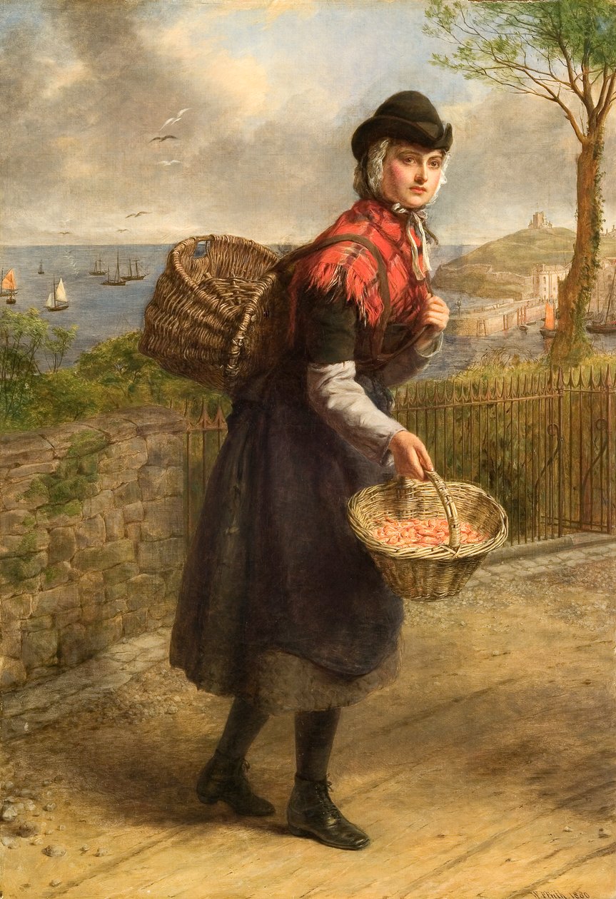 Säljaren av räkor i Tenby av William Powell Frith