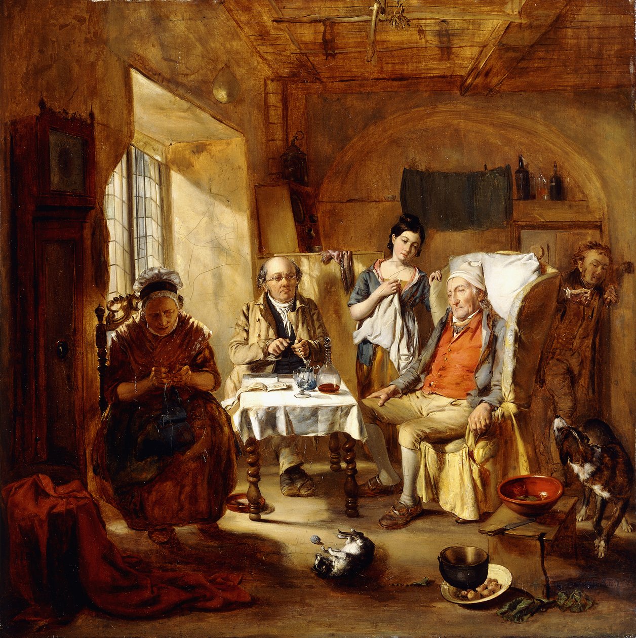 Familjens advokat, 1857 av William Powell Frith