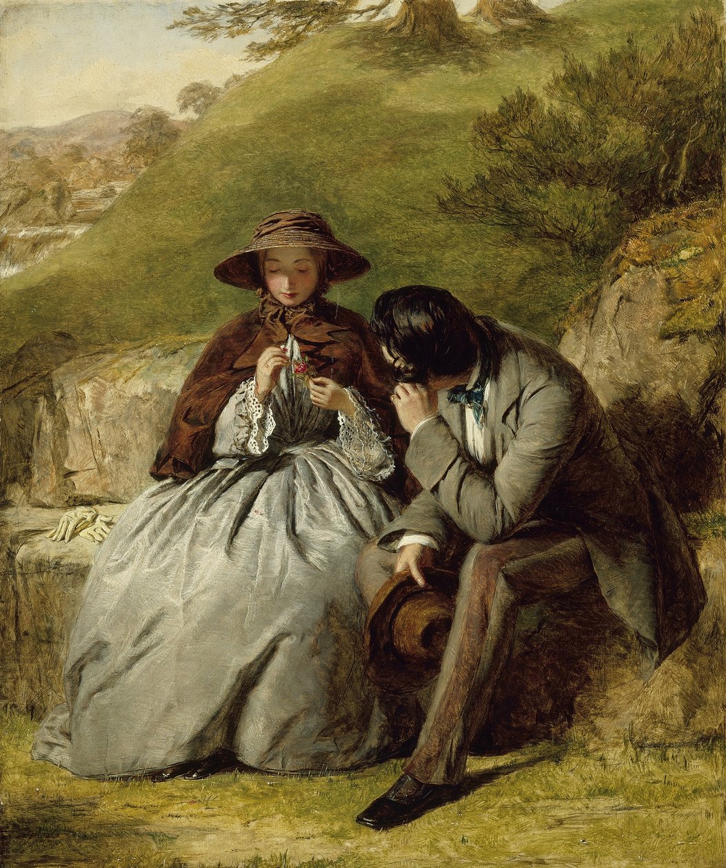 Älskarna av William Powell Frith