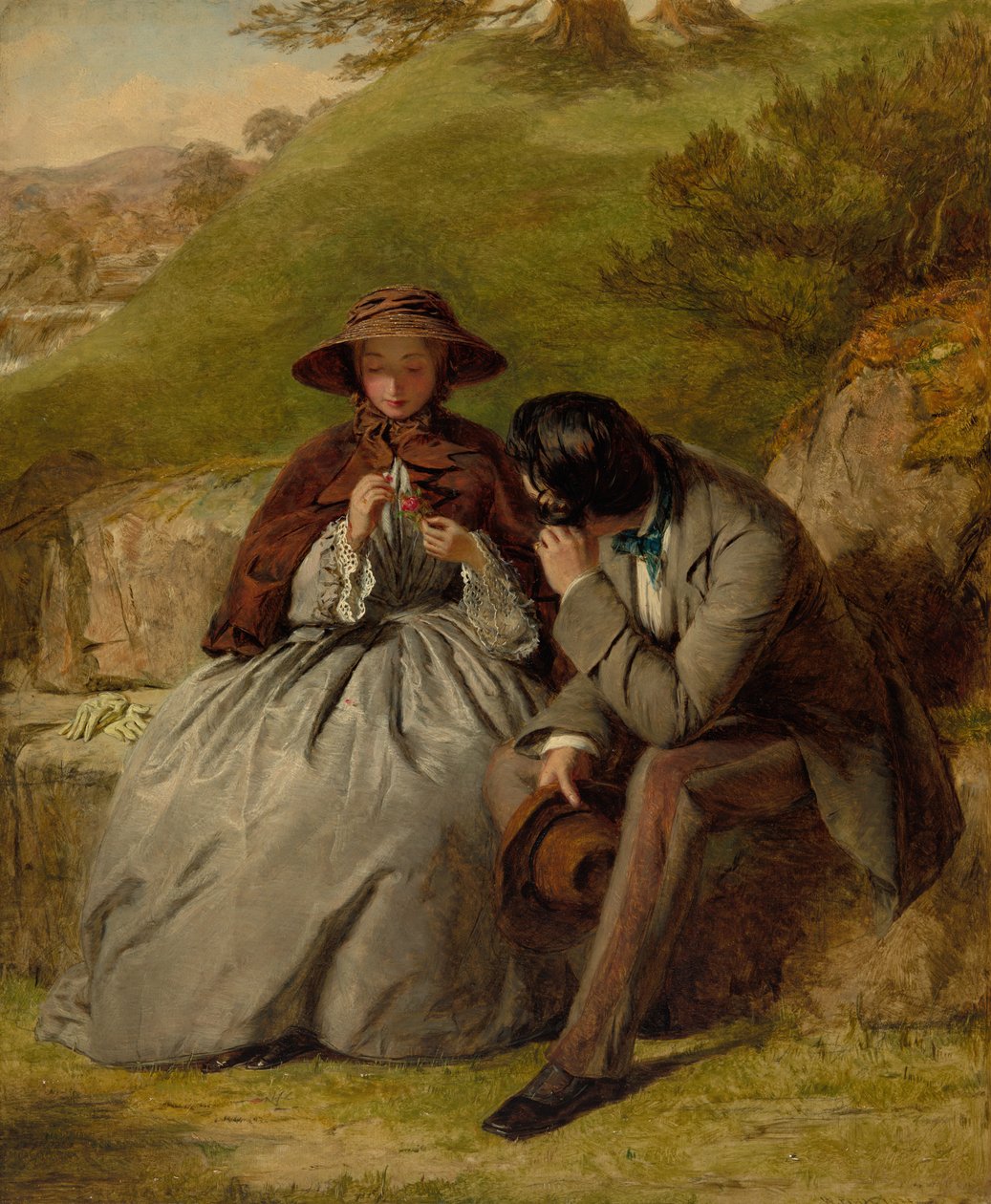 De älskande, 1855. av William Powell Frith