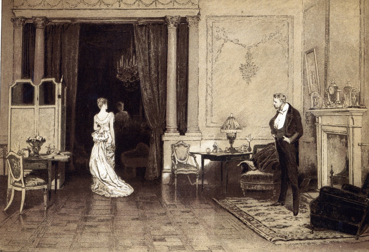The First Cloud, från "Leisure Hour" av William Quiller (after) Orchardson