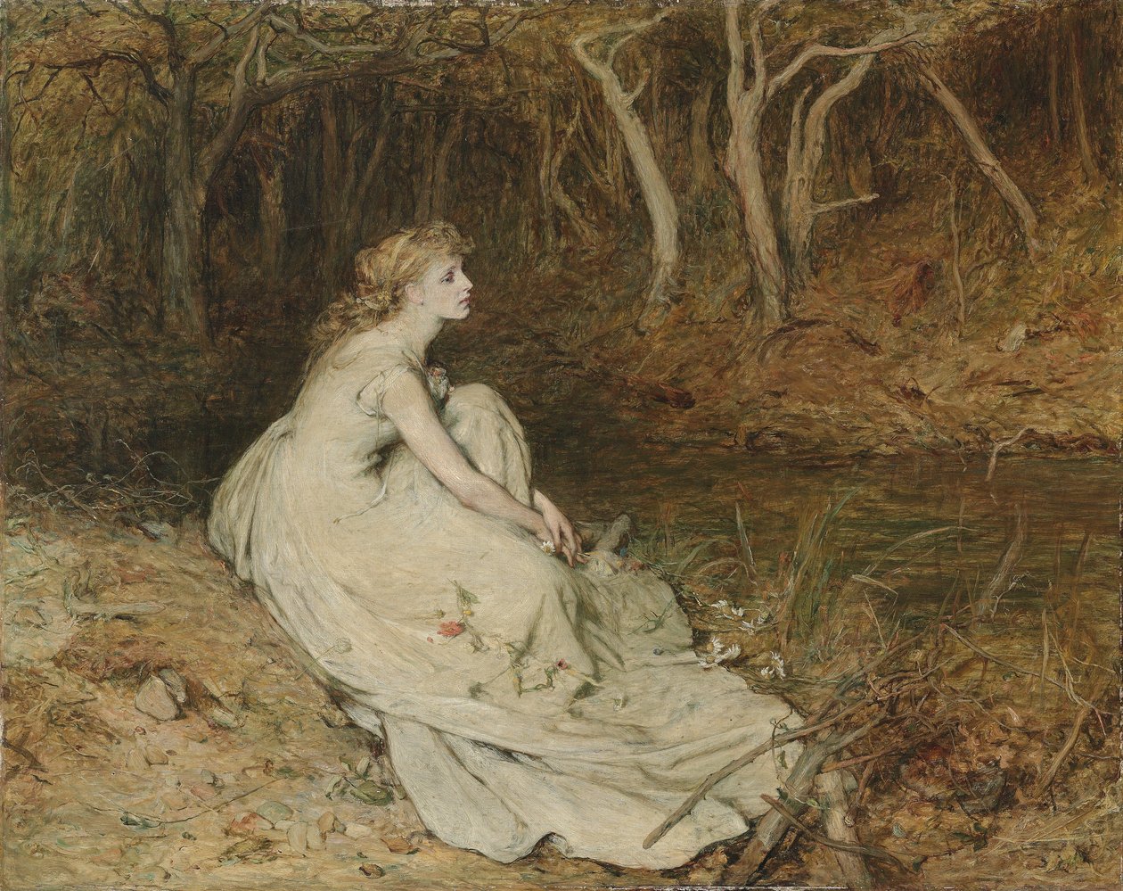 Ophelia, ca 1874 (olja på duk) av William Quiller Orchardson