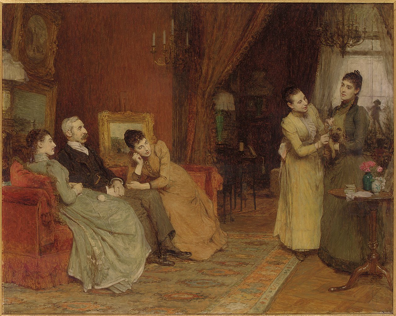 Porträtt av familjen Joseph, 1890 av William Quiller Orchardson