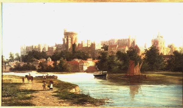 Utsikt över Windsor Castle av William R. Dommersen