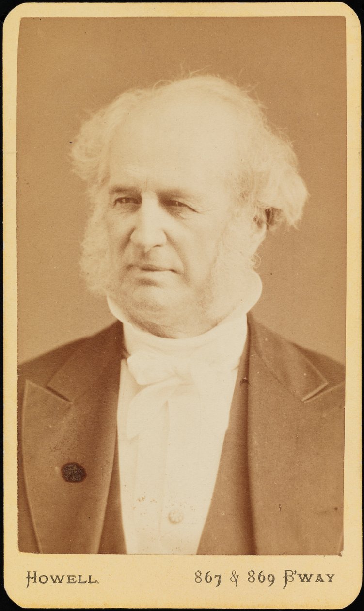 Cornelius Vanderbilt, ca 1870-77 (albuminutskrift) av William R. Howell
