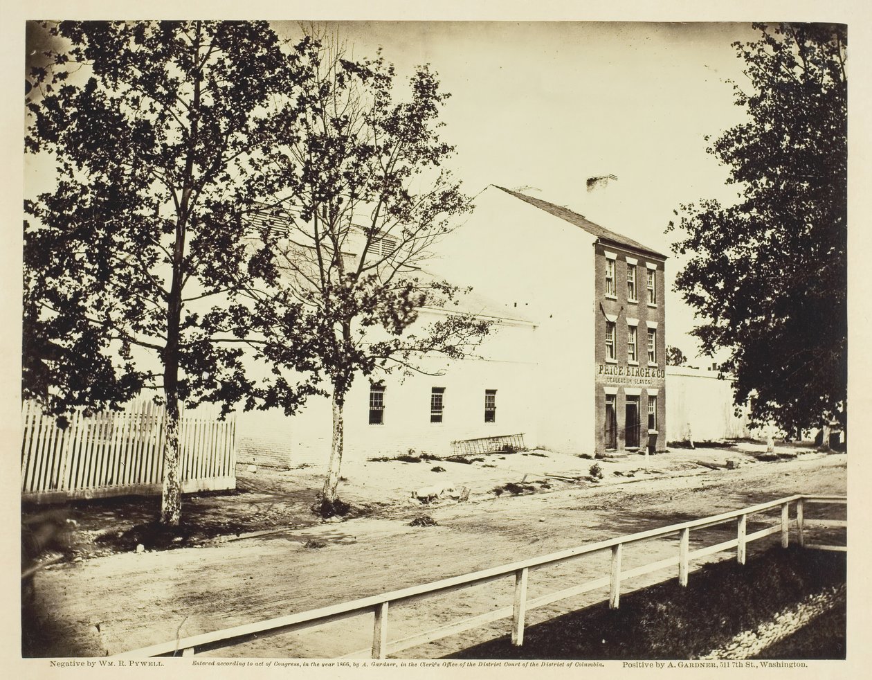 Slave Pen, Alexandria, Virginia, augusti 1862. av William R. Pywell