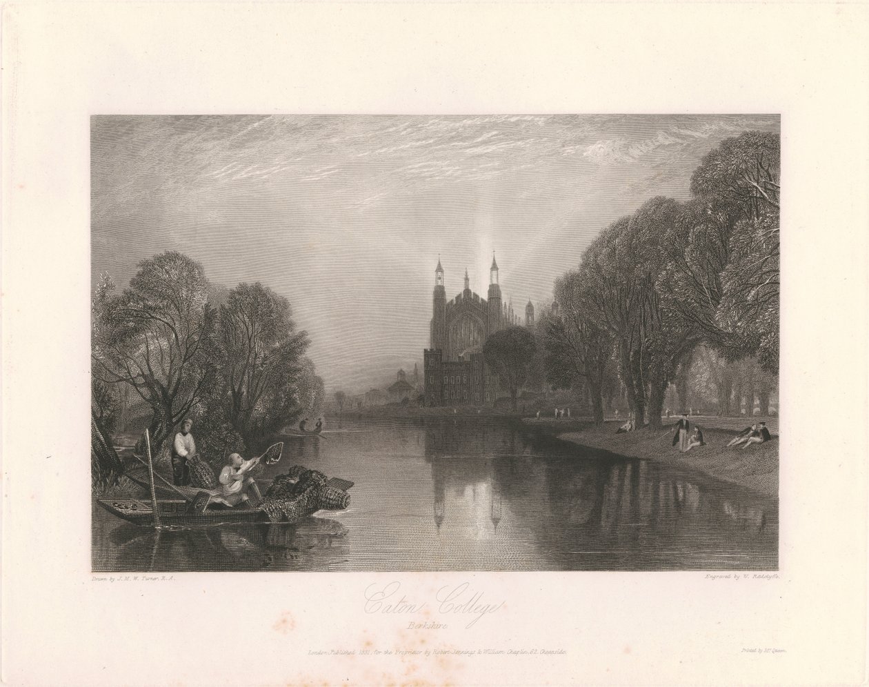 Eton College, Berkshire av William Radclyffe