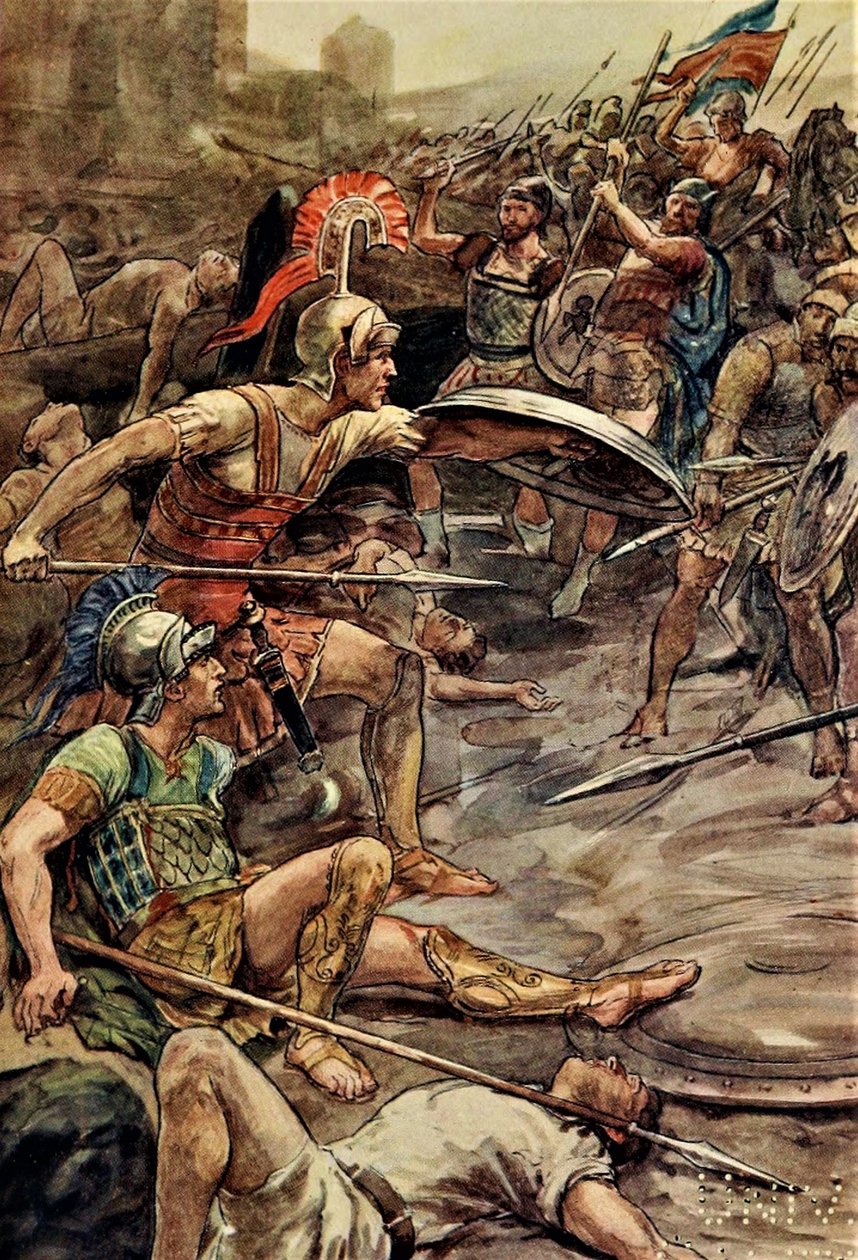 Epaminondas försvarar Pelopidas av William Rainey