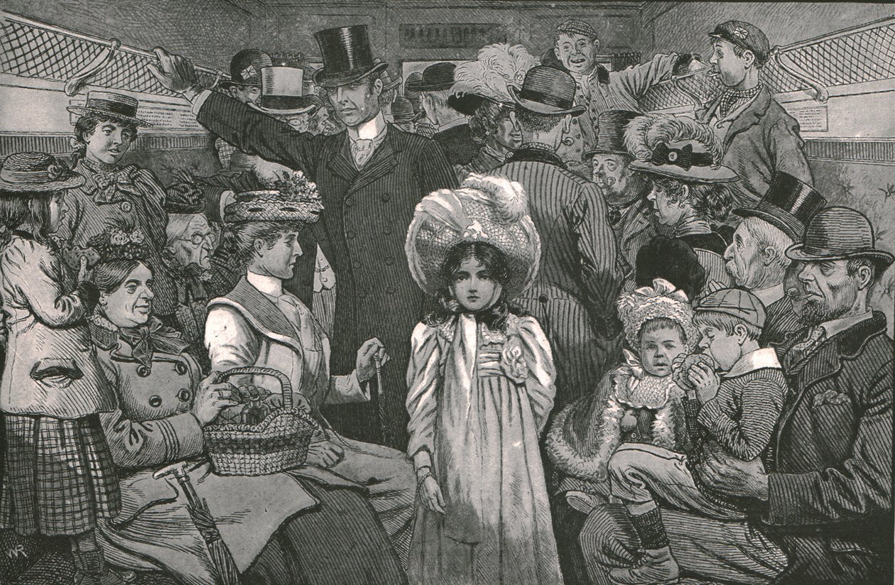 Kommer för att se kröningståget, 1902. av William Ralston
