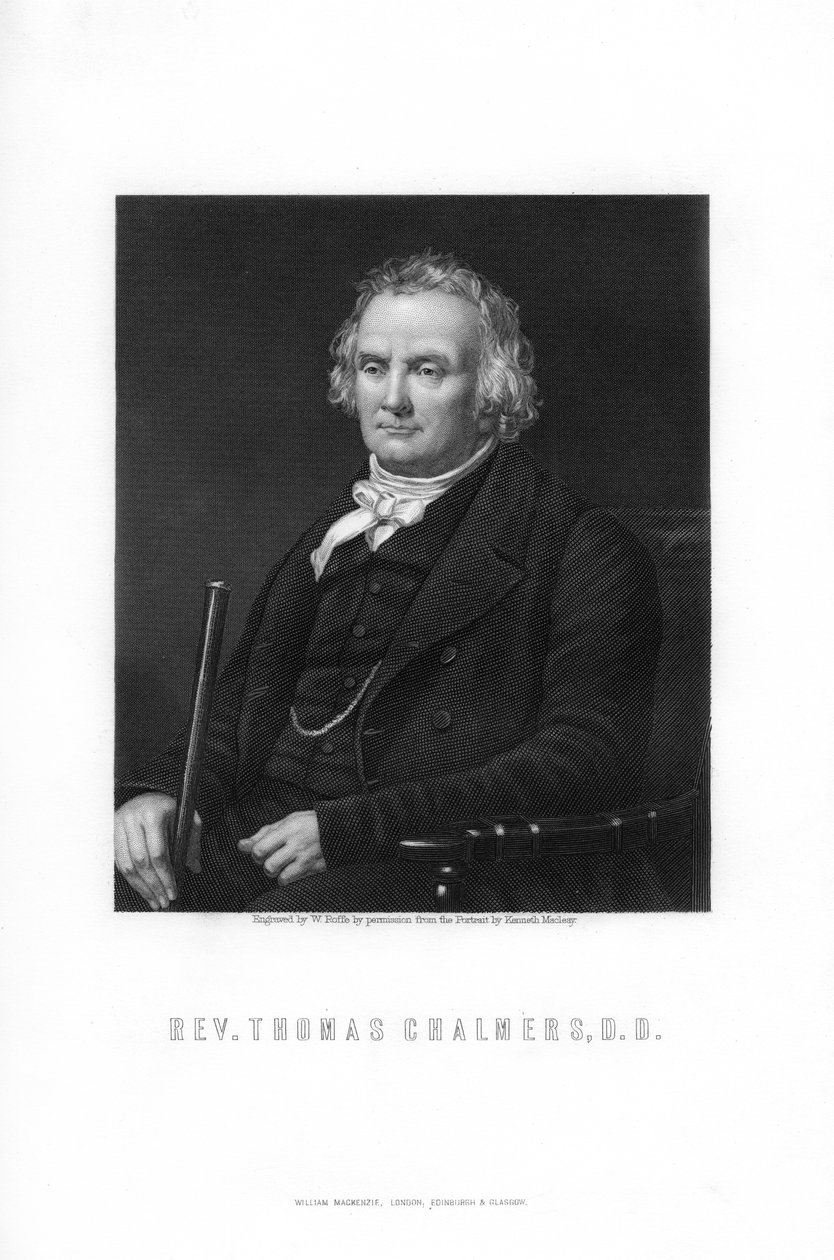 Thomas Chalmers, ledare för Free Church of Scotland, 1893. av William Roffe