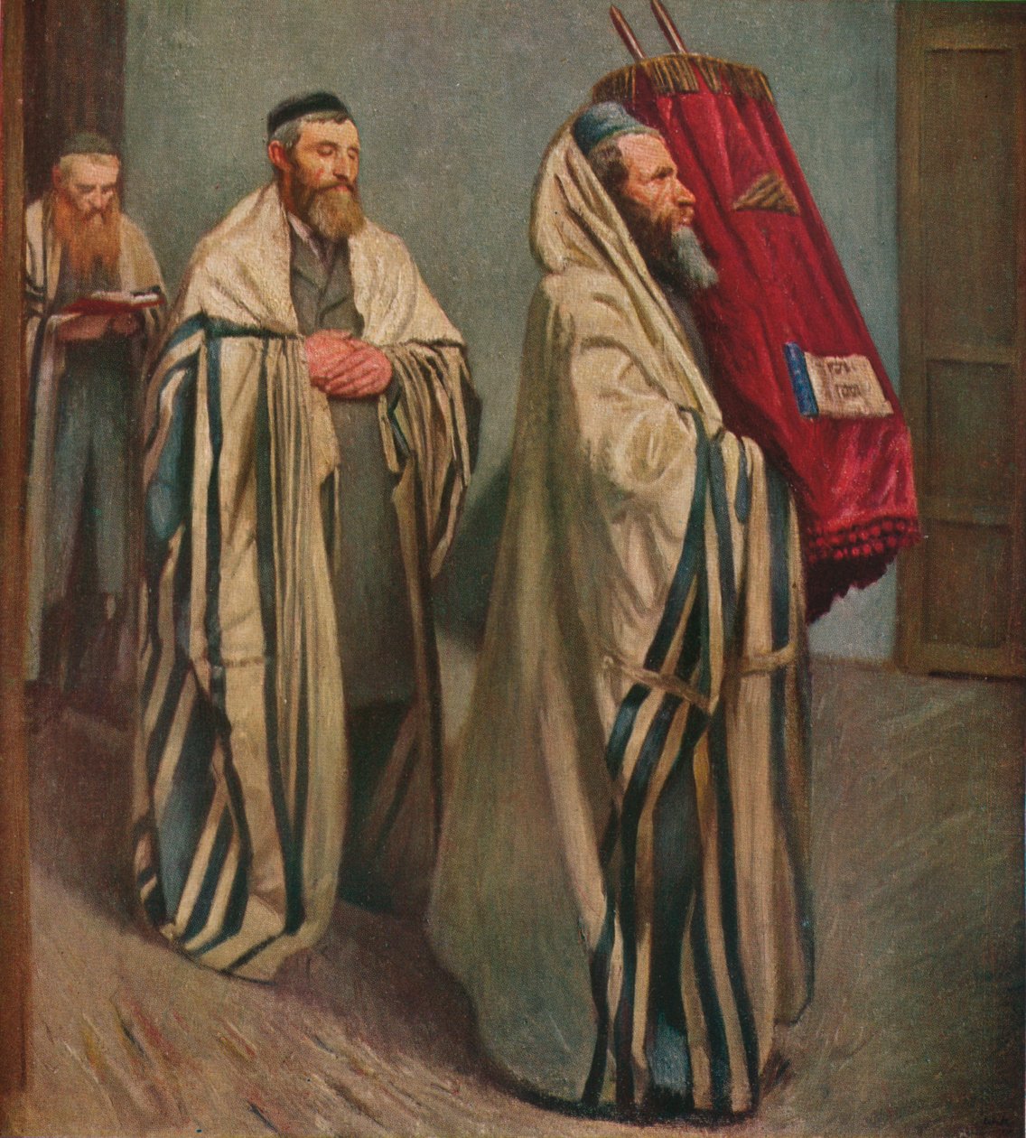 Att bära lagen, 1907 av William Rothenstein