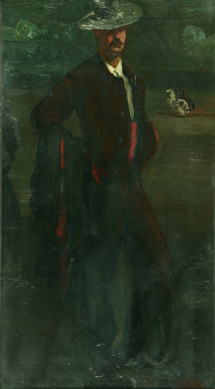 Ignatius Zuloaga As A Bullfighter, ca 1895 (olja på duk) av William Rothenstein