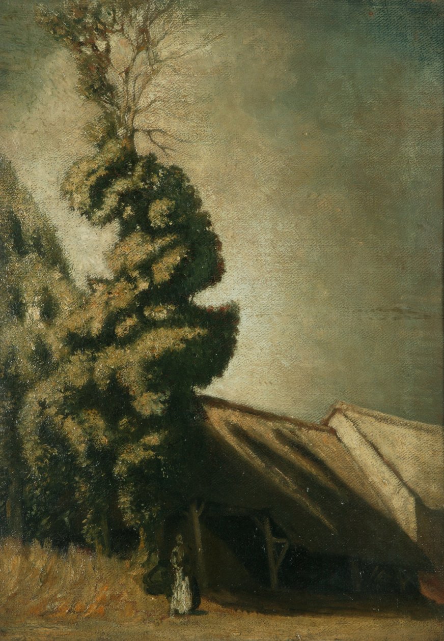 Le Grand If Vert, ca 1900 (olja på duk) av William Rothenstein