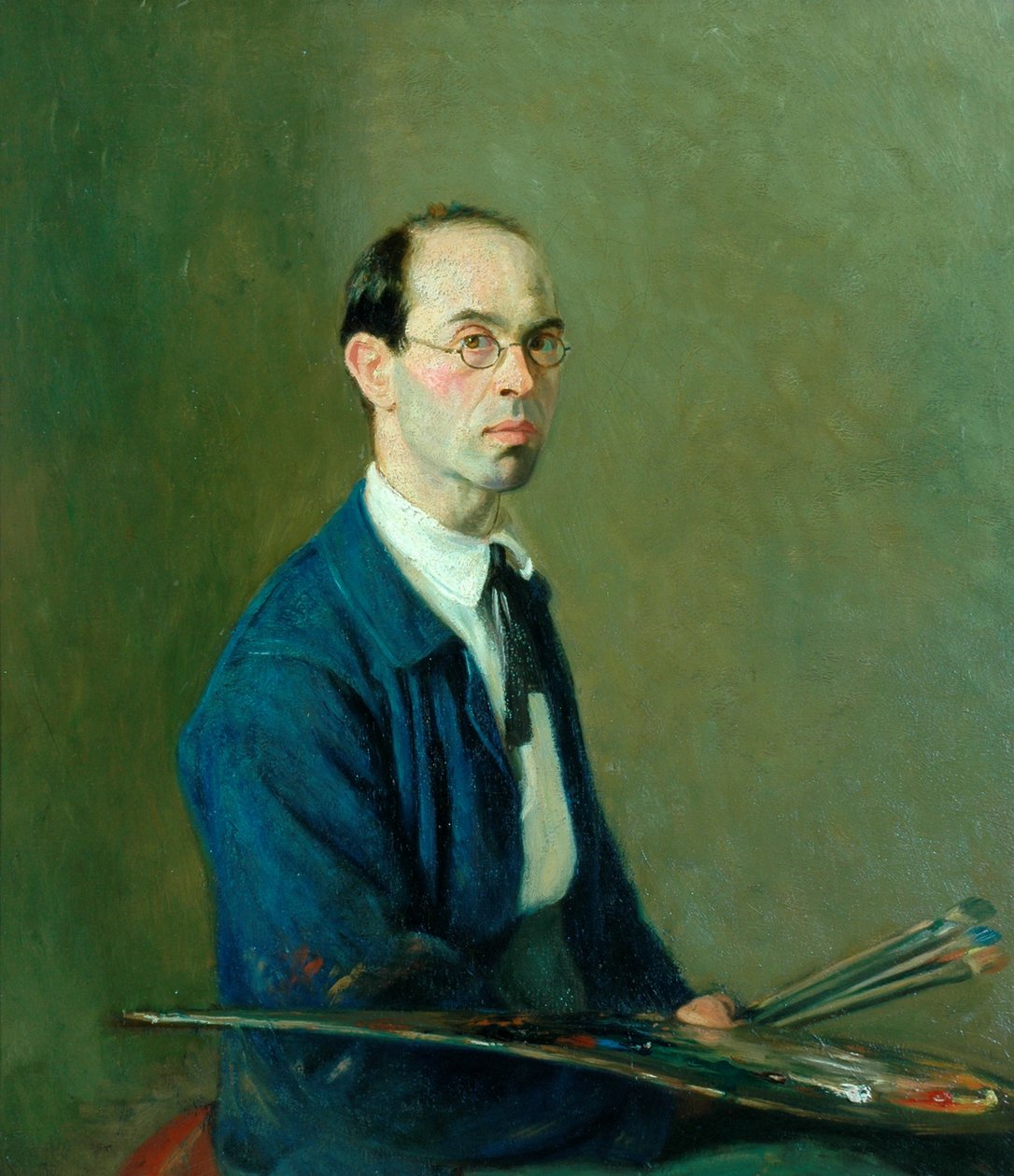 Självporträtt, ca 1906 (olja på duk) av William Rothenstein