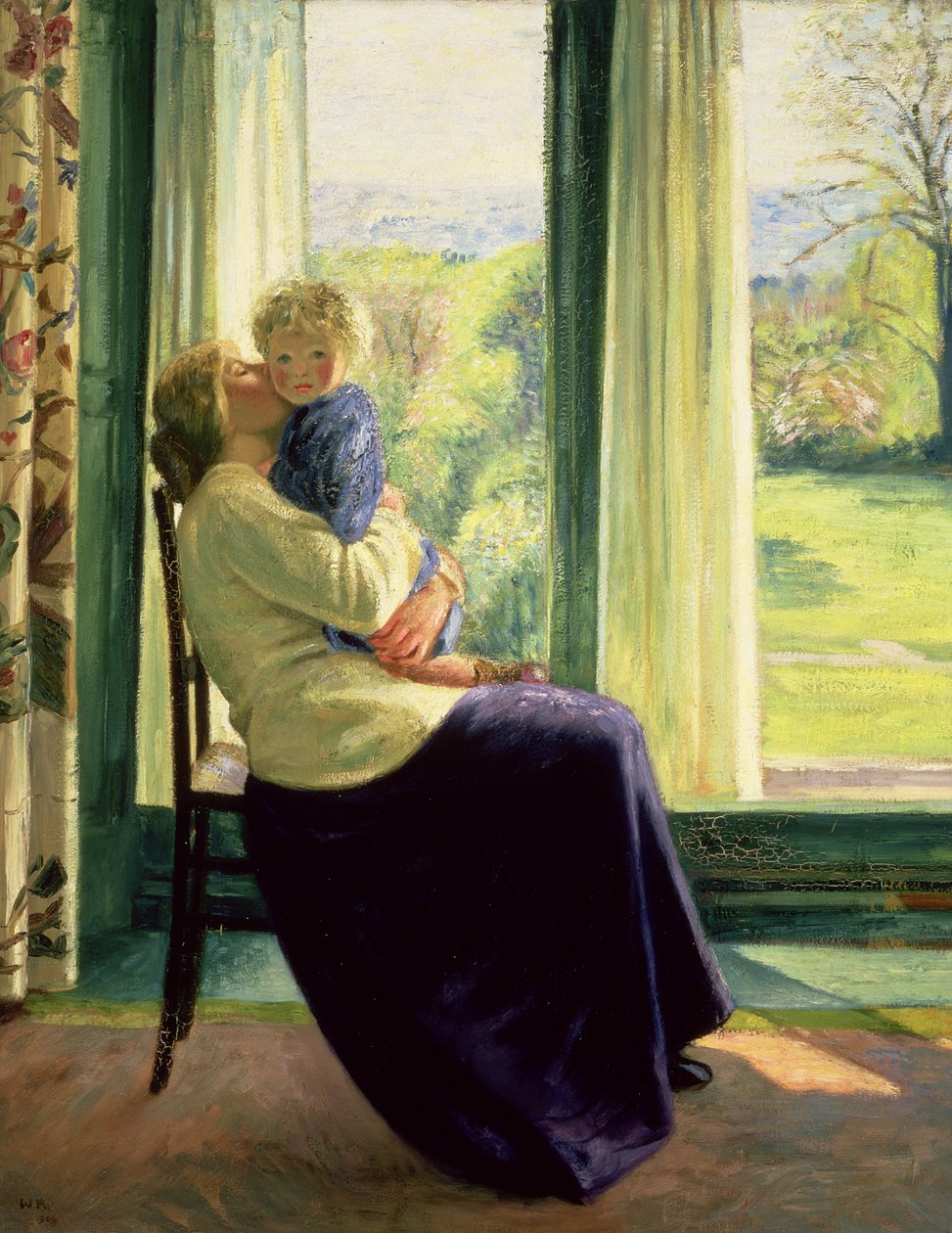 Våren - Morgonrummet av William Rothenstein