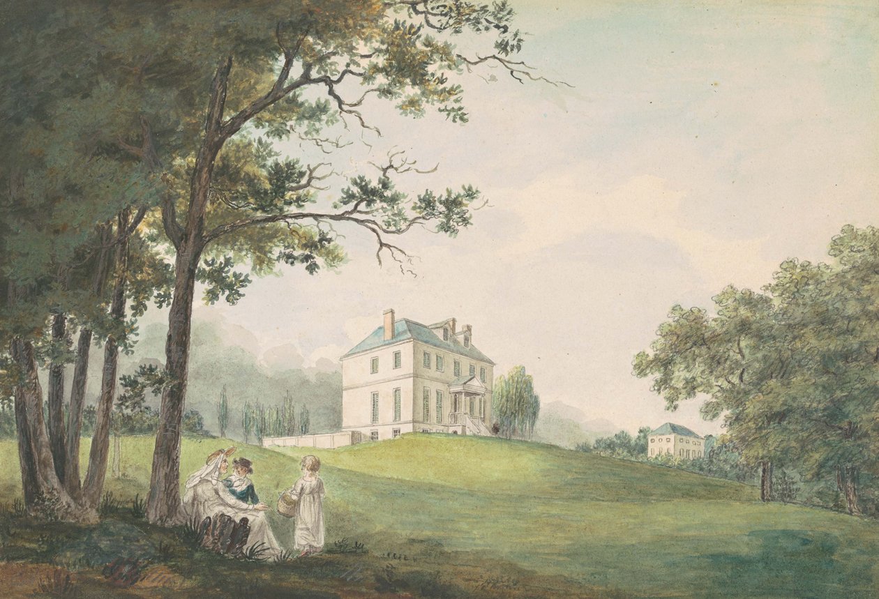 Sweet Briar, ca 1808 (akvarell och grafit på vävt papper) av William Russell Birch