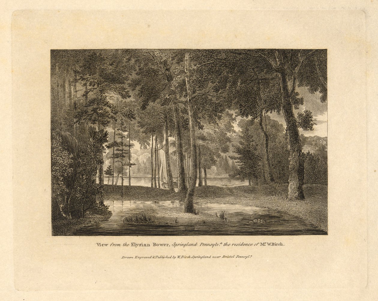 The County Seats of the United States of North America, set med 20 plåtar, inledande text och 2 försättsblad av William Russell Birch